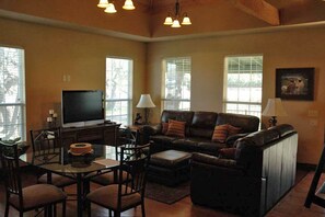 Living room at the Green House