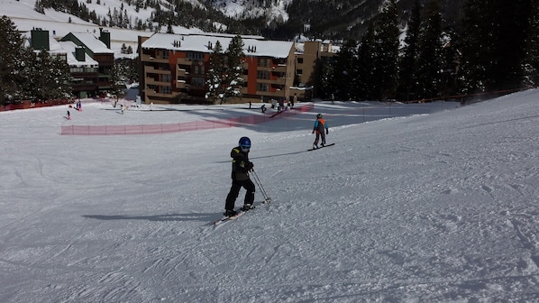 View of Spruce Lodge from Slopes.  Best Ski-In/ Ski-Out Location At Copper