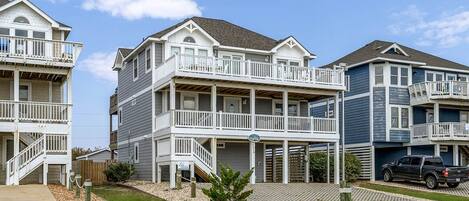 Front Exterior of Double Dip Beach House