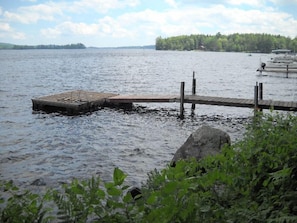 Dock and Float - Great place to jump in or launch the paddle boat.