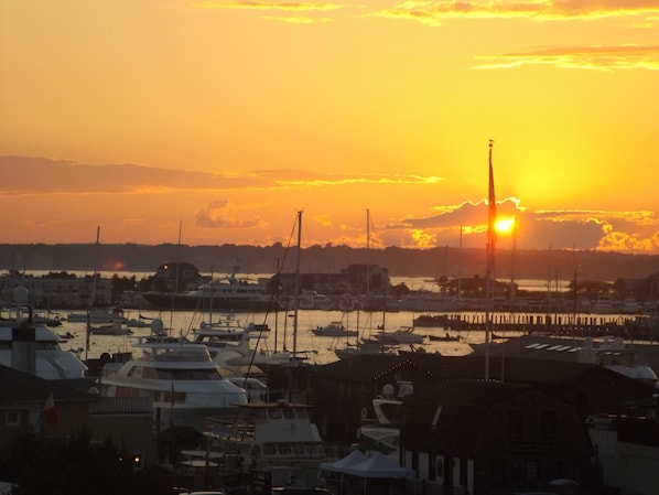 Sunset view from 3rd floor of the house.