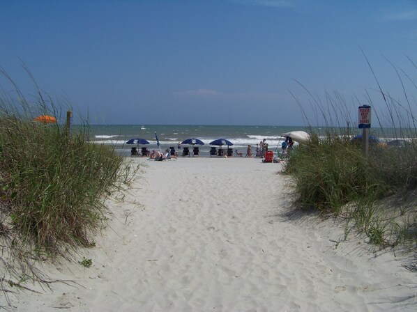 Walk way to beach