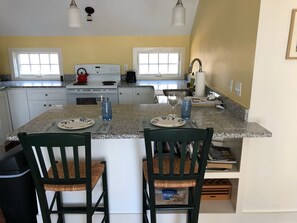 Countertop eating area
