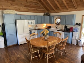 New renovated kitchen with ample seating for the entire family! 