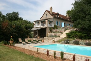 Pool and rear of house 