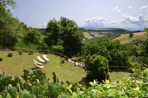 Angolo del giardino panoramico