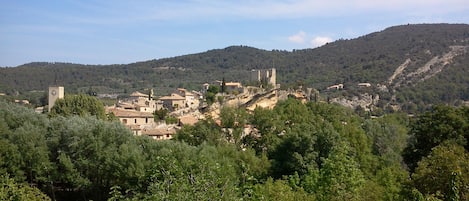 Vue à partir du jardin du coté nord