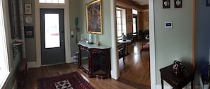 The front hall..