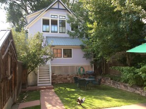 A nice fenced backyard