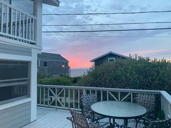 Sunset from the deck
