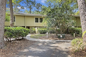 Front of villa