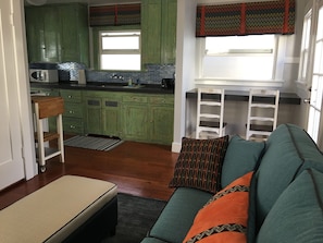 Upstairs - living and dining room