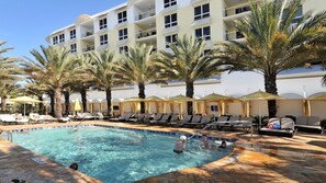 Building view from Gulf front pool