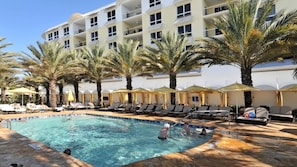 Building view from Gulf front pool