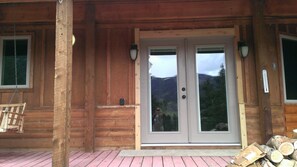 Front entry with Mountain Views.