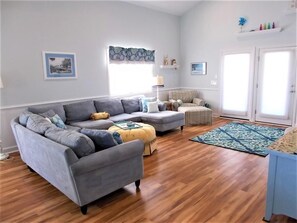 Living Area with 65" TV