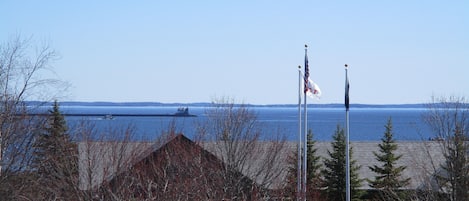 view from private balcony