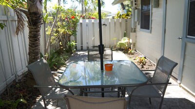 10min stroll to Kailua Beach -Split Aircon/wireless/kitchen/private pool/solar 