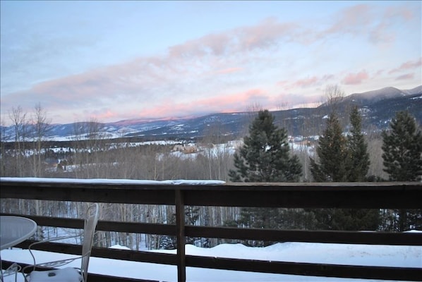 View looking out over the deck CS II