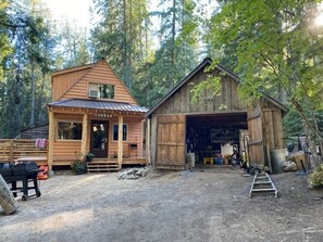 Cabin and shed