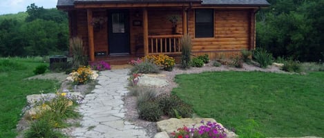 This is the Aster Cabin.  Beautiful in every season!