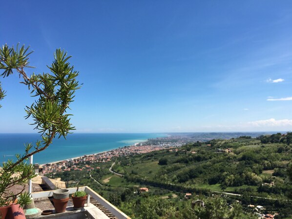 Vista para a praia ou o mar