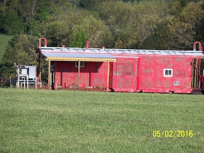 #407 - Authentic Railroad Cabooses And Depot Just Off The Blue Ridge Parkway