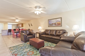 Open living room area.