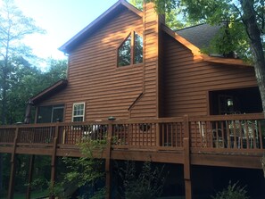 Wrap around deck