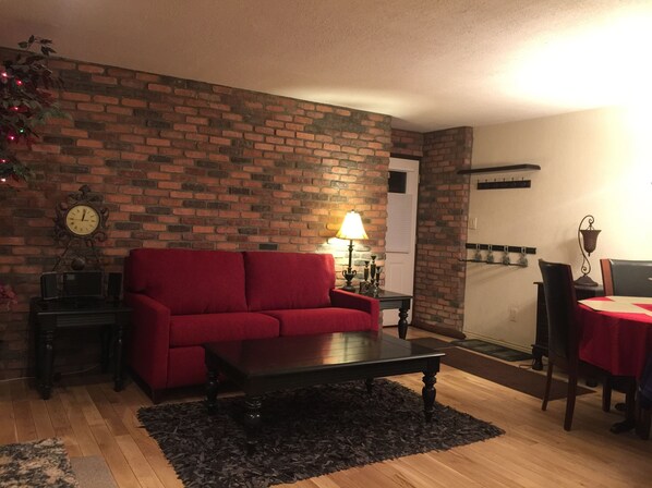 Cozy and comfortable living area.
