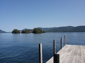 Three brothers islands from boathouse