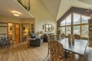 2-story windows facing the ski runs (view from 4 bedrooms, Great Room, and deck)