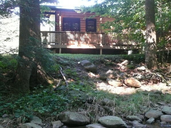 Helton Cabin from creek