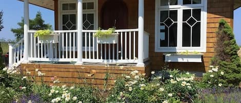 Lovely beachfront cottage near Mackinaw City