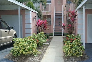 Walkway to our condo.
