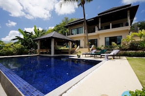 Large private swimming pool