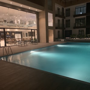 Front of property – evening/night