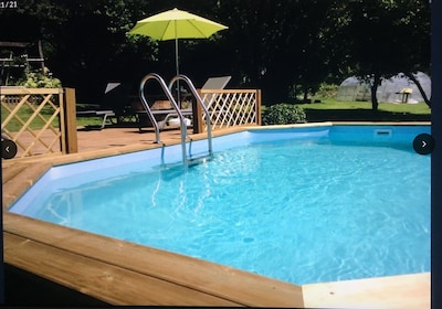 Traditionelles französisches Haus mit Pool und WLAN für 4/6 Personen