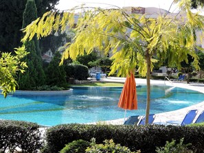 Pool view from balcony