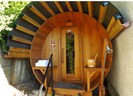 Grand sauna privatif exclusivement réservé à la location. 
