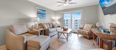Experience breathtaking ocean views from Sea Coast Gardens II 508, a top-floor vacation rental in New Smyrna Beach, perfect for a beachside getaway