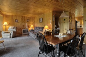 large dining table with plenty of seating