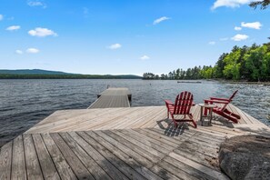 Beautiful waterfront with private dock on Mooselookmeguntic Lake
