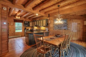 Dining area with view of Kitchen
