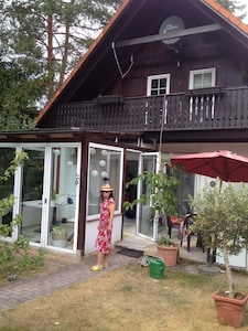 Casa de vacaciones en el distrito de los lagos de Mecklenburg, en el Fleesensee 