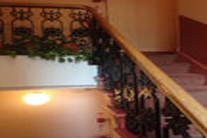 The stairwell 