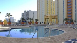 view from pool deck