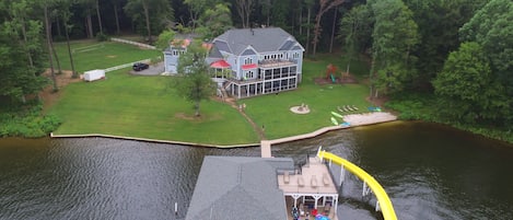 Aerial view of property