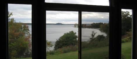 Beautiful view of Saratoga Lake Looking out from Dining Area