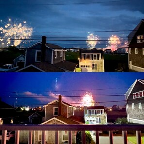 360 degrees of fireworks on July 3rd every year. No need to even leave the house